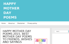 happymotherdaypoems.com