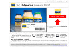 hellmanns.couponrocker.com