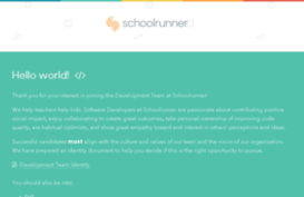 helloworld.schoolrunner.org
