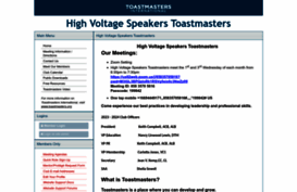 highvoltagespeakers.toastmastersclubs.org