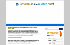 hospital-plan-quotes.co.za