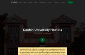 hostels.cusat.ac.in