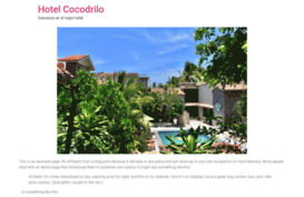 hotelcocodrilo.com