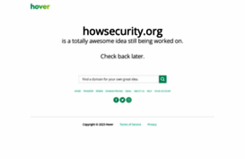 howsecurity.org