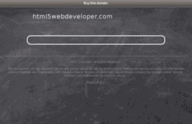 html5webdeveloper.com