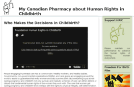 humanrightsinchildbirth.com