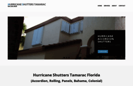hurricaneshutterstamarac.com
