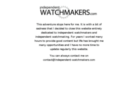 independent-watchmakers.com