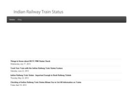 indianrailwaytrainstatus.snappages.com