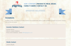 ir.pilgrims.com