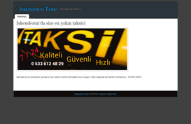 iskenderuntaksi.com