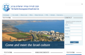 israelfor-u.com