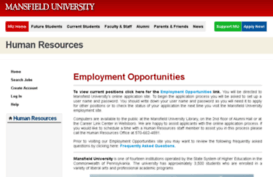 jobs.mansfield.edu