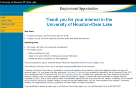 jobs.uhcl.edu
