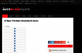 justplaindumb.com