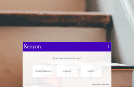 kenyon-csm.symplicity.com