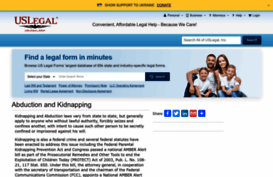 kidnapping.uslegal.com