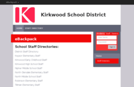 kirkwood.ebackpack.com