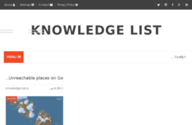 knowledge-list.com