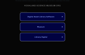 koshland-science-museum.org