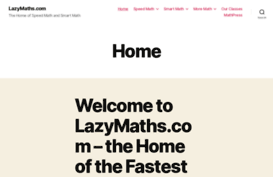 lazymaths.com