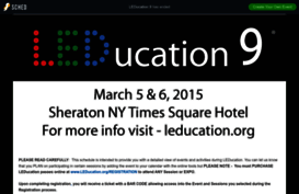 leducation92015.sched.org