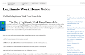 legitimate-work-home-guide.com