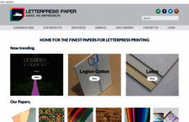 letterpresspaper.com
