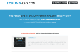 life-in-calbury.forums-rpg.com
