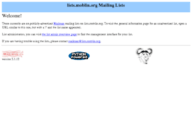 lists.moblin.org