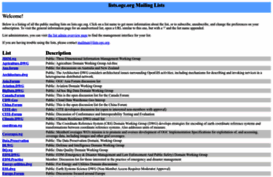 lists.opengeospatial.org