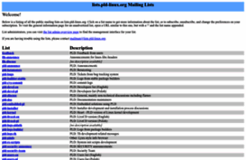 lists.pld-linux.org