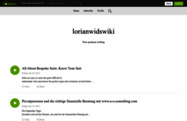 lorianwidswiki.podbean.com