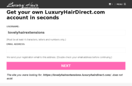 lovelyhairextensions.luxuryhairdirect.com