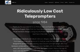 lowcostteleprompters.com