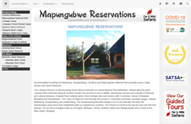 mapungubwereservations.com