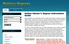 mastersdegrees.org