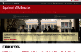 mathematics.uh.edu