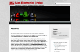 maxelectronicsindia.com