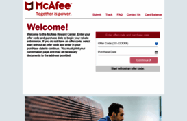 mcafeerebates.com