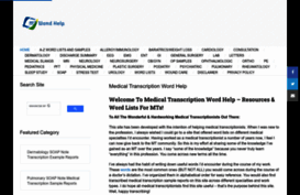 medicaltranscriptionwordhelp.com