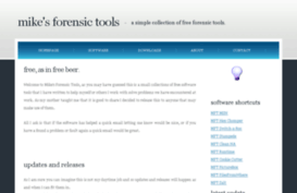 mikesforensictools.co.uk