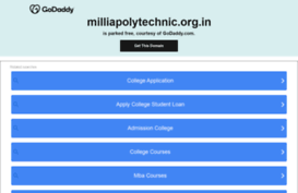 milliapolytechnic.org.in