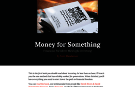 moneyforsomethingbook.com