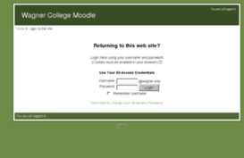 moodle2.wagner.edu