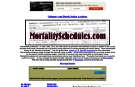 mortalityschedules.com