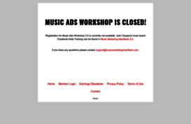 musicadsworkshop.com