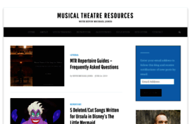 musicaltheatreresources.com