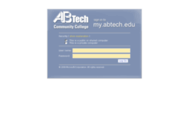 my.abtech.edu