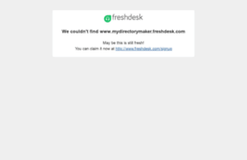 mydirectorymaker.freshdesk.com